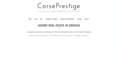 Desktop Screenshot of corsica-real-estate.com